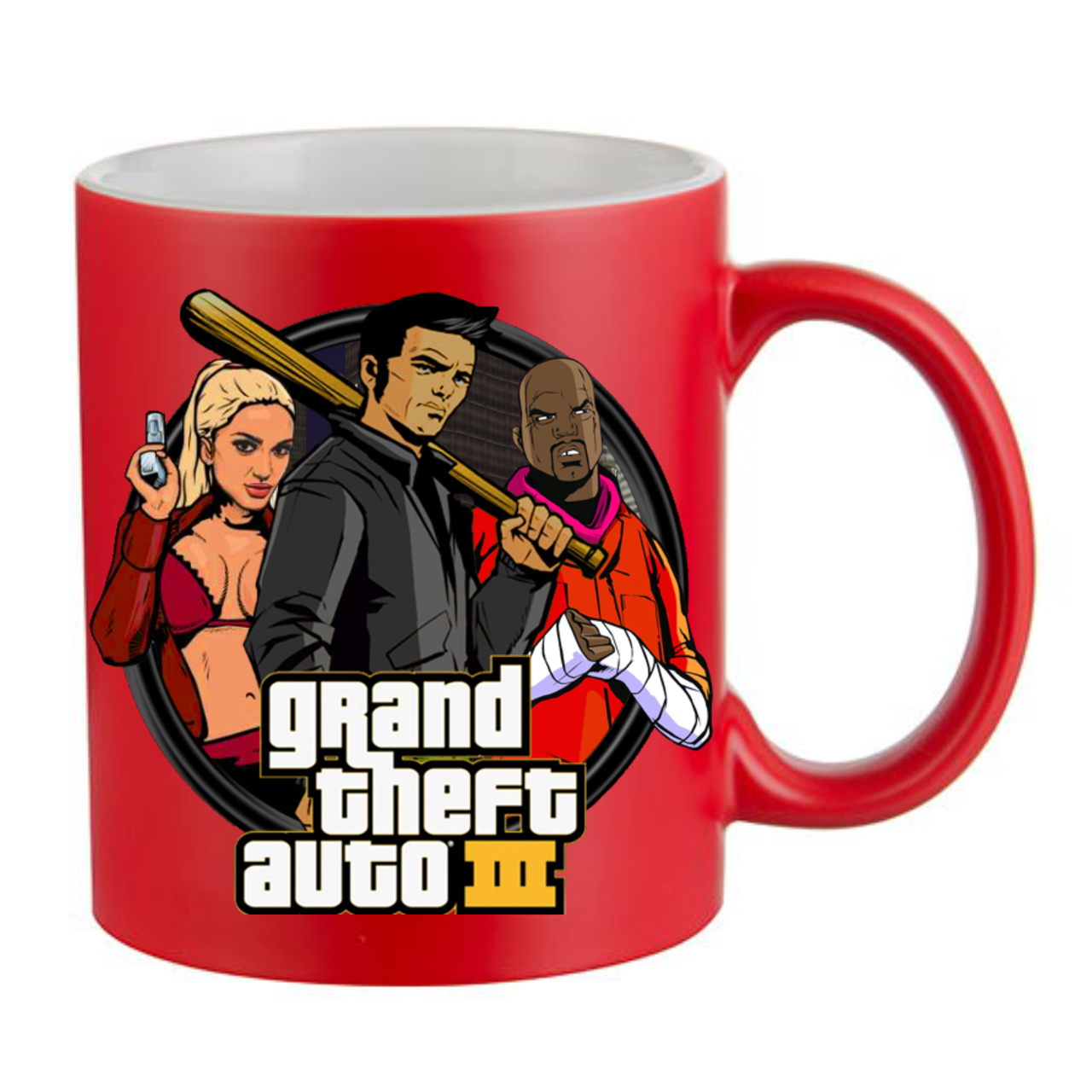 Кружка чашка GTA5 ГТА5 Червона