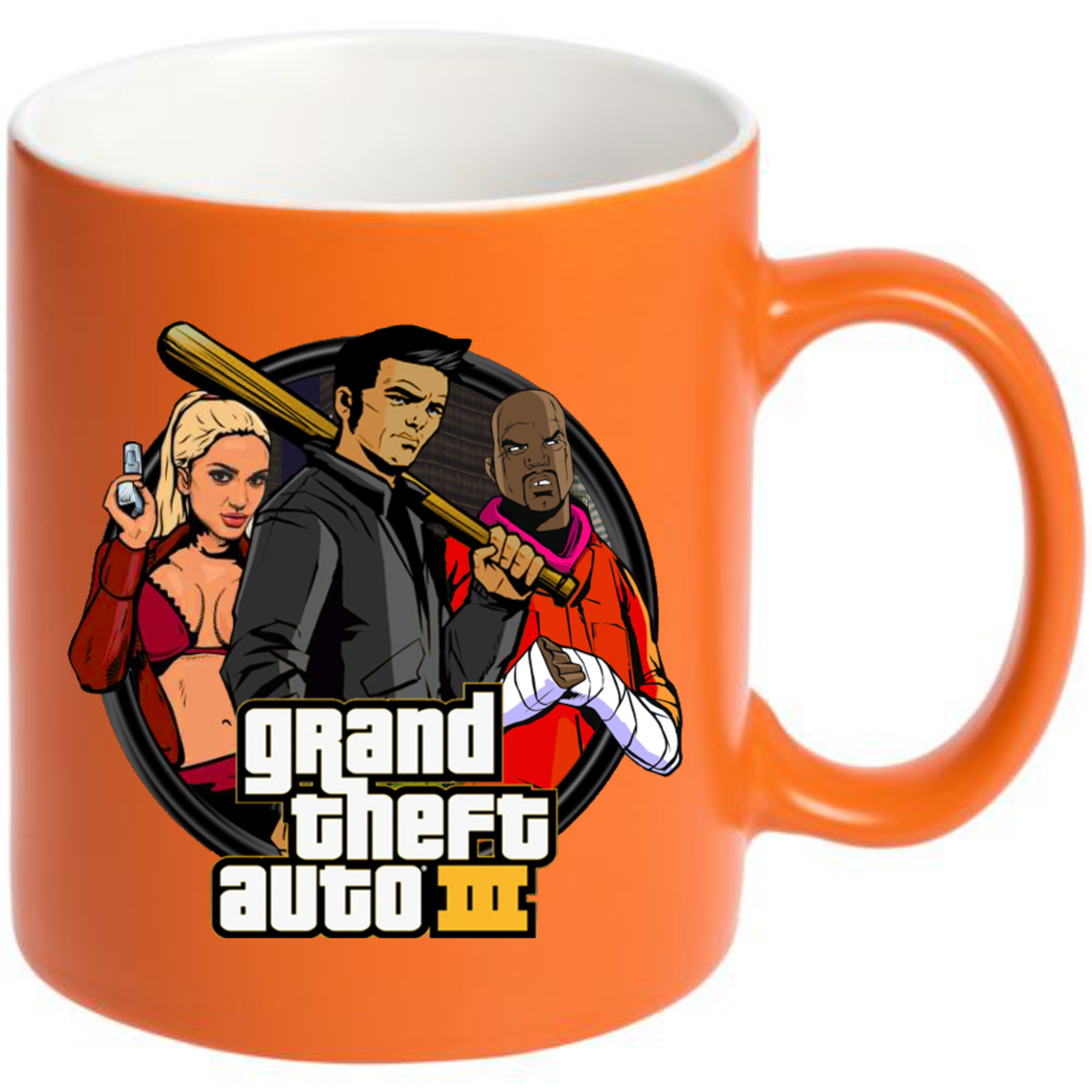 Кружка чашка GTA5 ГТА5 Помаранчева