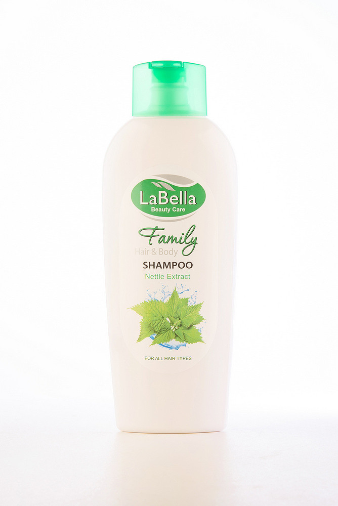 Шампунь для волосся і тіла LA BELLA Hair and Body Shampoo Nettle Extract екстрактом кропиви, фото 1