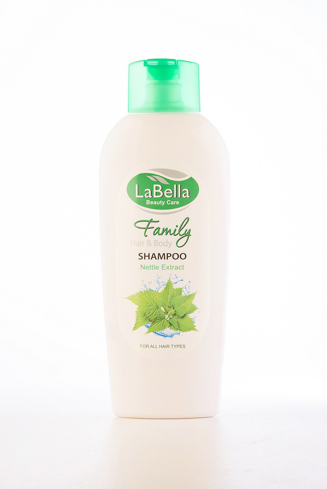 Шампунь для волосся і тіла LA BELLA Hair and Body Shampoo Nettle Extract екстрактом кропиви