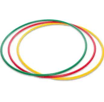 Обруч цільний пластиковий гімнастичний 55см