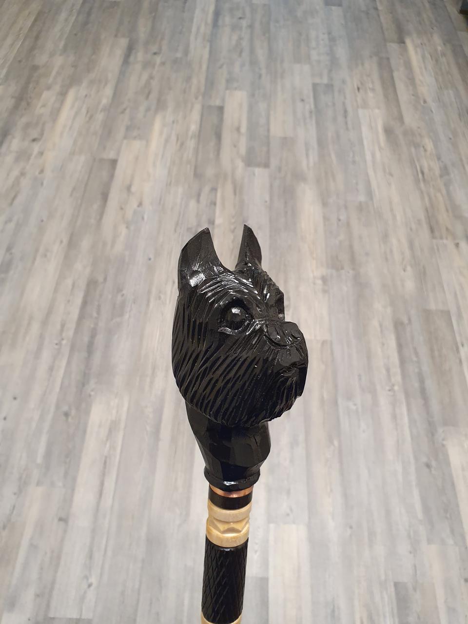 Тростина Аффенпінчер ручної роботи