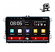 Автомобільний MP4-плеєр Автомагнітола Podofo Android 9" 2 Din + 12 світлодіодна камера для Wi-Fi USB 16 ГБ GP, фото 3