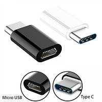 Перехідник штекер Type-C – гніздо MicroUSB