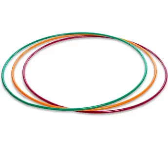 Обруч цільний гімнастичний металевий 90см