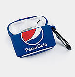 Чохол для навушників AirPods Pro Pepsi Cola, фото 2