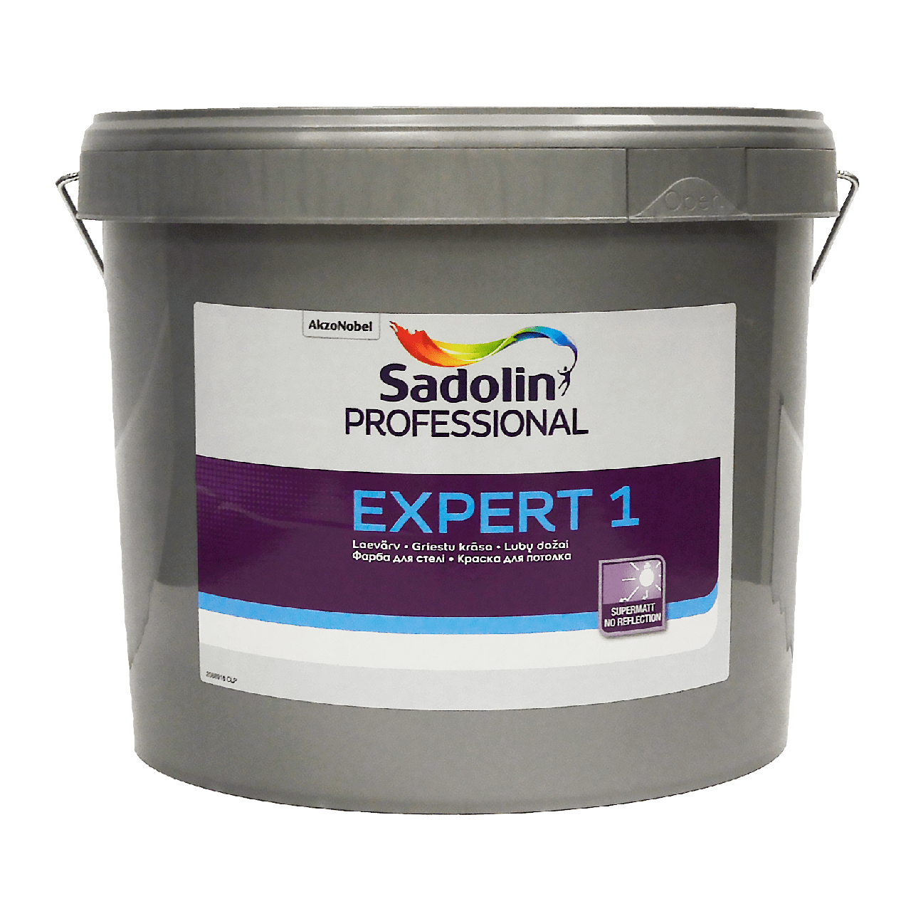 Латексна фарба Sadolin Expert 1 для стелі, біла, 2,5 л