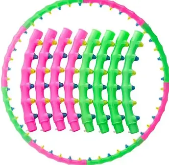 Обруч масажний Хула Хуп Hula Hoop 8 секцій 6005