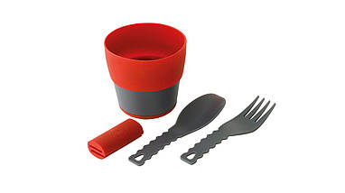 Набір туристичного посуду Robens Leaf Meal Kit Fire Red (690276), фото 6