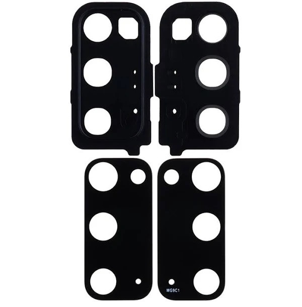 Скло камери для Samsung G980 Galaxy S20 (Чорне) Оригінал Китай, фото 1