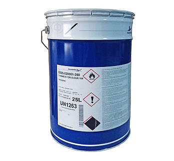 Універсальний стандартний розчинник D-Dur 164 для поліуретанових матеріалів, безбарвний (6500-020001-250), 25 л