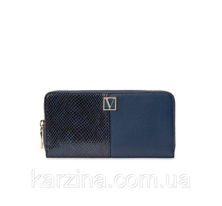 Синій гаманець Victoria's Secret Victoria Wallet Syniy hamanetsʹ Victoria'