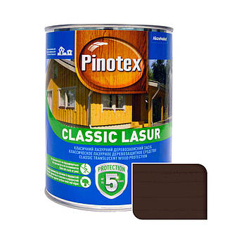 Просочення для дерева Pinotex Classic Lasur з декоративним ефектом, палісандр, 1 л