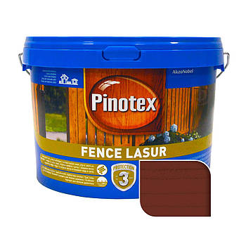 Просочення для дерева Pinotex Fence Lasur з декоративним ефектом, червоне дерево, 2.5 л