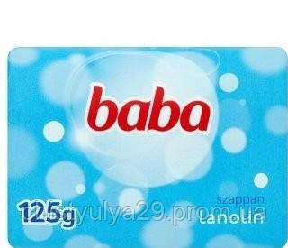 Кускове мило дитяче Baba lanolin 125г Мило дитяче Баба з ланоліном 125 г