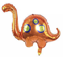 Фольгована фігурна куля "Динозавр Бронтозавр".  Розмір: 80см*76см.
