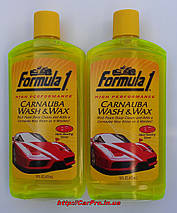 Шампунь із воском карнауба для блиску та захисту кузова Formula-1 Carnauba Wash&Wax, фото 2