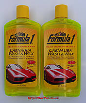 Шампунь з воском карнауба для блиску та захисту кузова Formula-1 Carnauba Wash & Wax, фото 2