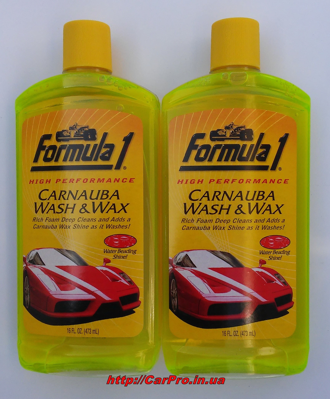 Шампунь с воском карнауба для блеска и защиты кузова Formula-1 Carnauba Wash & Wax - фото 4 - id-p273282404