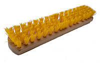 Щітка для чищення килимів (Основа Бук) із пластиковим кріпленням Жовтий 30см - Golwood