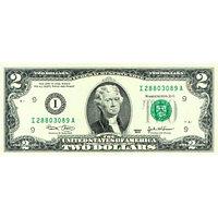 Сувенірні гроші "2 долара", Сувенирные деньги "2 доллара" - фото 2 - id-p1076910257