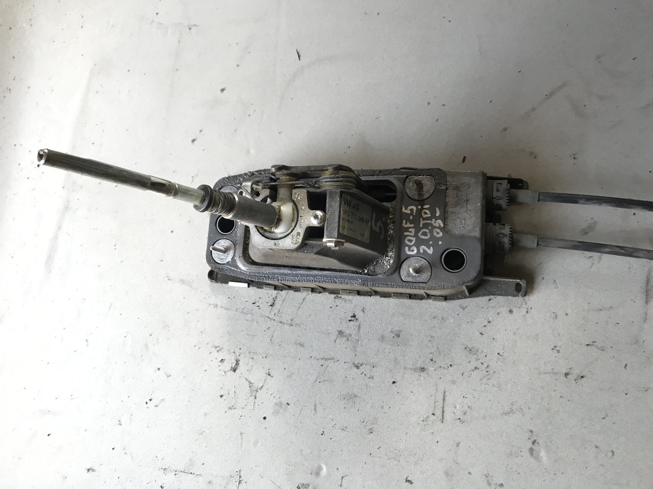 Куліса важіль троси КПП 6ступка Volkswagen Golf 5 2.0 16v TDI 1k071104971 1k0711265 1k0711266 No5