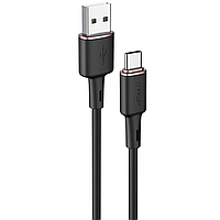 Кабель синхронизации Acefast C2-04 Type-C to USB 3.0A 1.2m Cable, Black