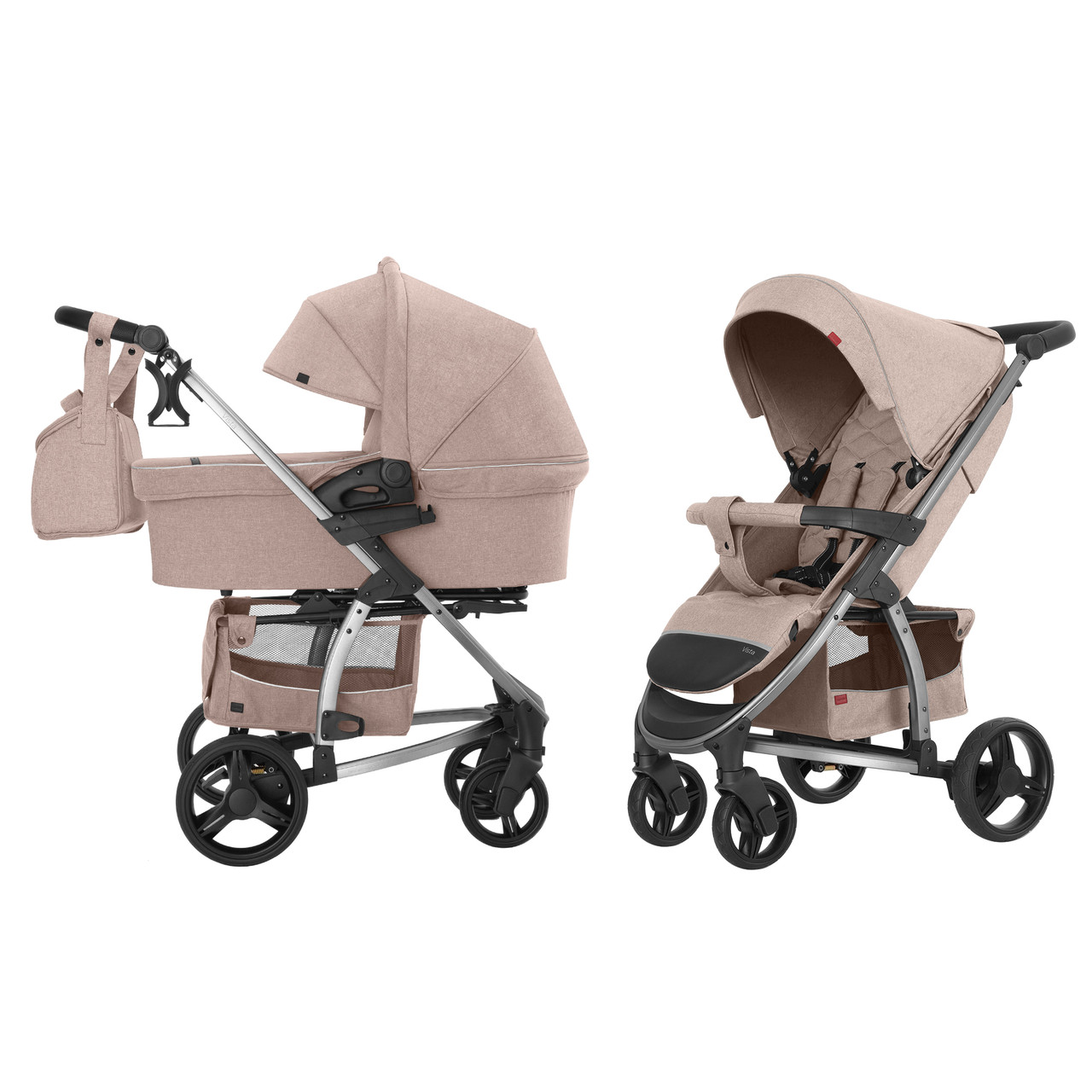 Коляска універсальна CARRELO Vista CRL-6501/1 Stone Beige