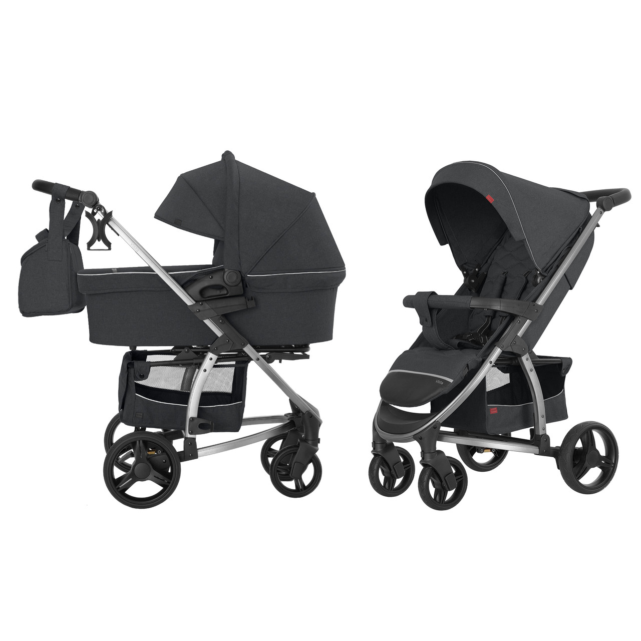 Коляска універсальна CARRELO Vista CRL-6501/1 Serious Grey