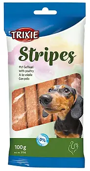 Ласощі Trixie Stripes Light - з м'ясом курки для собак 100 гр