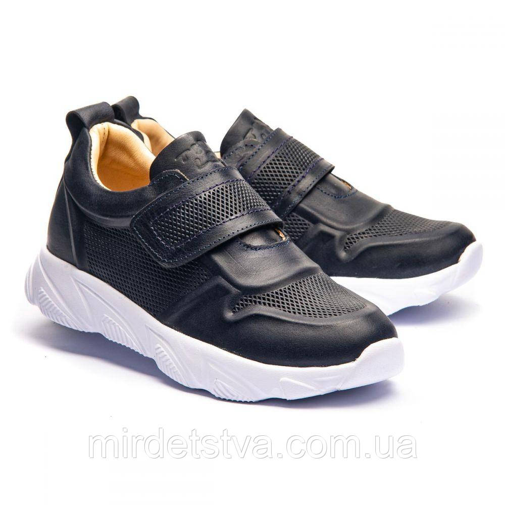 Дитячі шкільні шкіряні кросівки для хлопчика Туреччина Theo Leo 1290 розмір 28 — 35