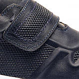 Дитячі шкільні шкіряні кросівки для хлопчика Туреччина Theo Leo 1290 розмір 28 — 35, фото 4