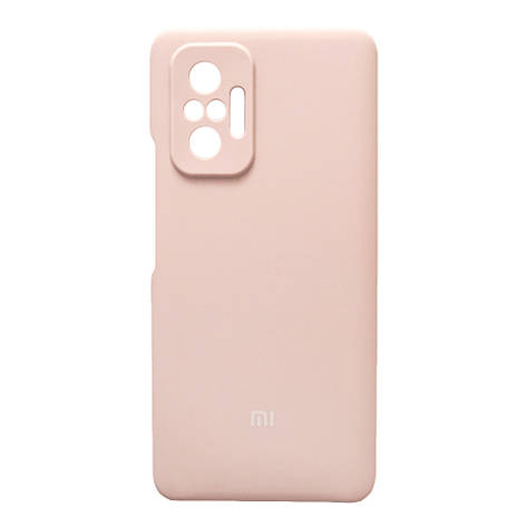 Чохол Silicone Case для Xiaomi Redmi Note 10 Pro Pink Sand (закритий низ), фото 1