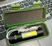 Ліхтарик Bailong Police BL 510 XPE+COB usb micro charge