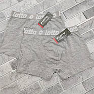 Боксери чоловічі LOTTO ростовка ( S/M/L/XL/XXL) сірі 30034130, фото 7