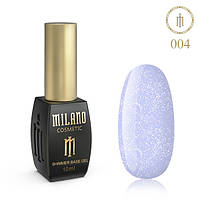 База цветная з шиммером Milano Shimmer Base Gel №04 CB1004S, 10 мл