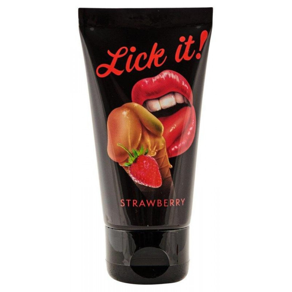 Оральний гель- клубрикант "Lick-it Strawberry" 50 мл