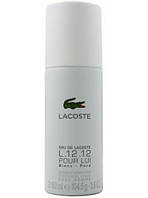 Дезодорант Lacoste Eau De Parfum L.12.12 Blanc для мужчин - Deo spray 150 ml