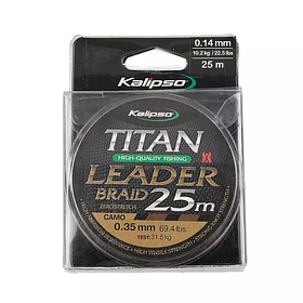 Шнур Kalipso Titan Leader Braid Camo 25м