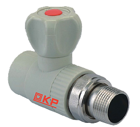 KP ппр кран радіаторний прямий 20x1/2