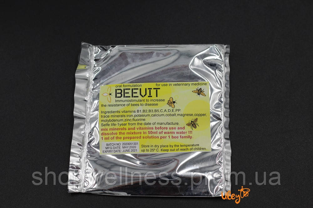 БиВит (BeeVit), комплекс вітамінів і мікроелементів, на 50 бджолосімей. Греція