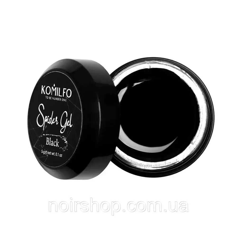Komilfo Spider Gel Black, 5 г