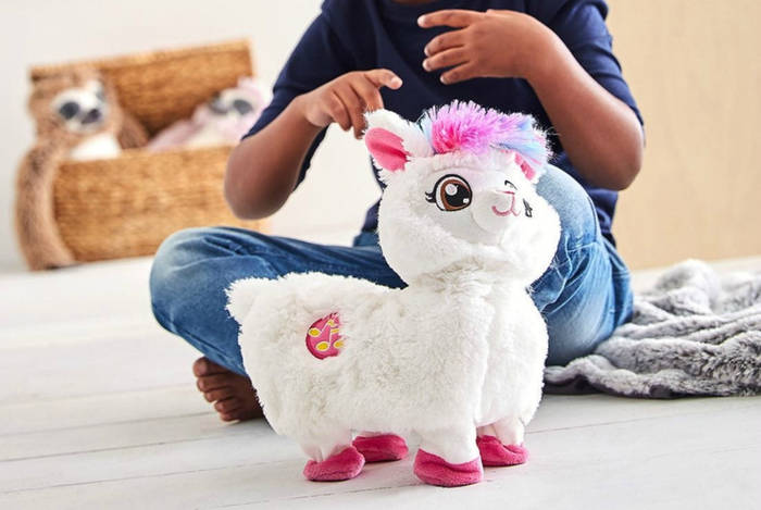 Интерактивная мягкая игрушка PETS ALIVE Танцующая лама The Booty Shakin ...