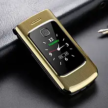 Кнопковий телефон Tkexun F18 (Happyhere F18) Gold