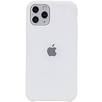 Матовый силиконовый чехол на iPhone 11 Pro Max (6.5 дюйм) / Айфон 11 Про Макс (6.5 дюйм) белый / white