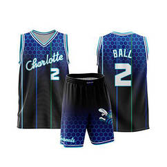 Форма баскетбольної комплекту Ламело Болл 2 Шарлот Горнетс Charlotte Hornets Ball