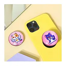 Тримач для телефона Popholder Infinity Socket Lovely Cats Bad cat Red