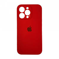 Чехол накладка на Apple iPhone 13 Pro Max Айфон (6,7 дюймов) Silicone Case цвет красный (Red) full camera