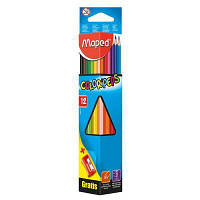 Набор для творчества Maped карандаши цветные Color Peps Classic 12 цветов + точилка (MP.183213) - Вища Якість