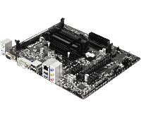 Материнская плата ASRock Q1900M Celeron J1900 4 core , PCIe 2.0 x16 (б.у)
